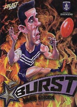 2021 Select AFL Footy Stars - Starburst Caricatures Fire #SP21 Adam Cerra Front